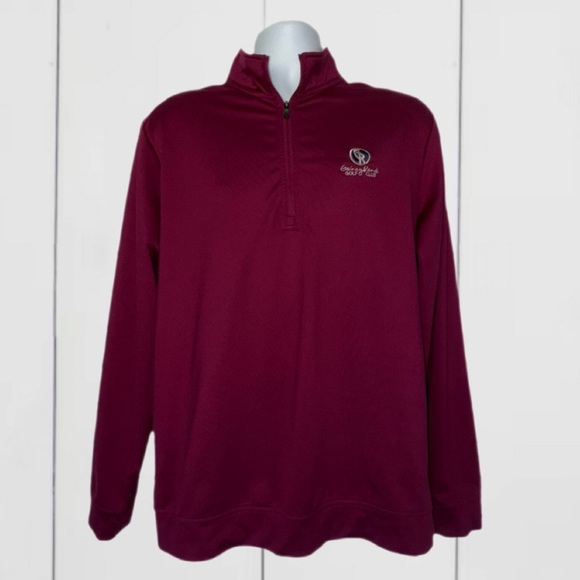 Adidas Other - Adidas Golf Quarter Zip Pullover - Gainey Ranch Golf Club | Men’s Medium Maroon